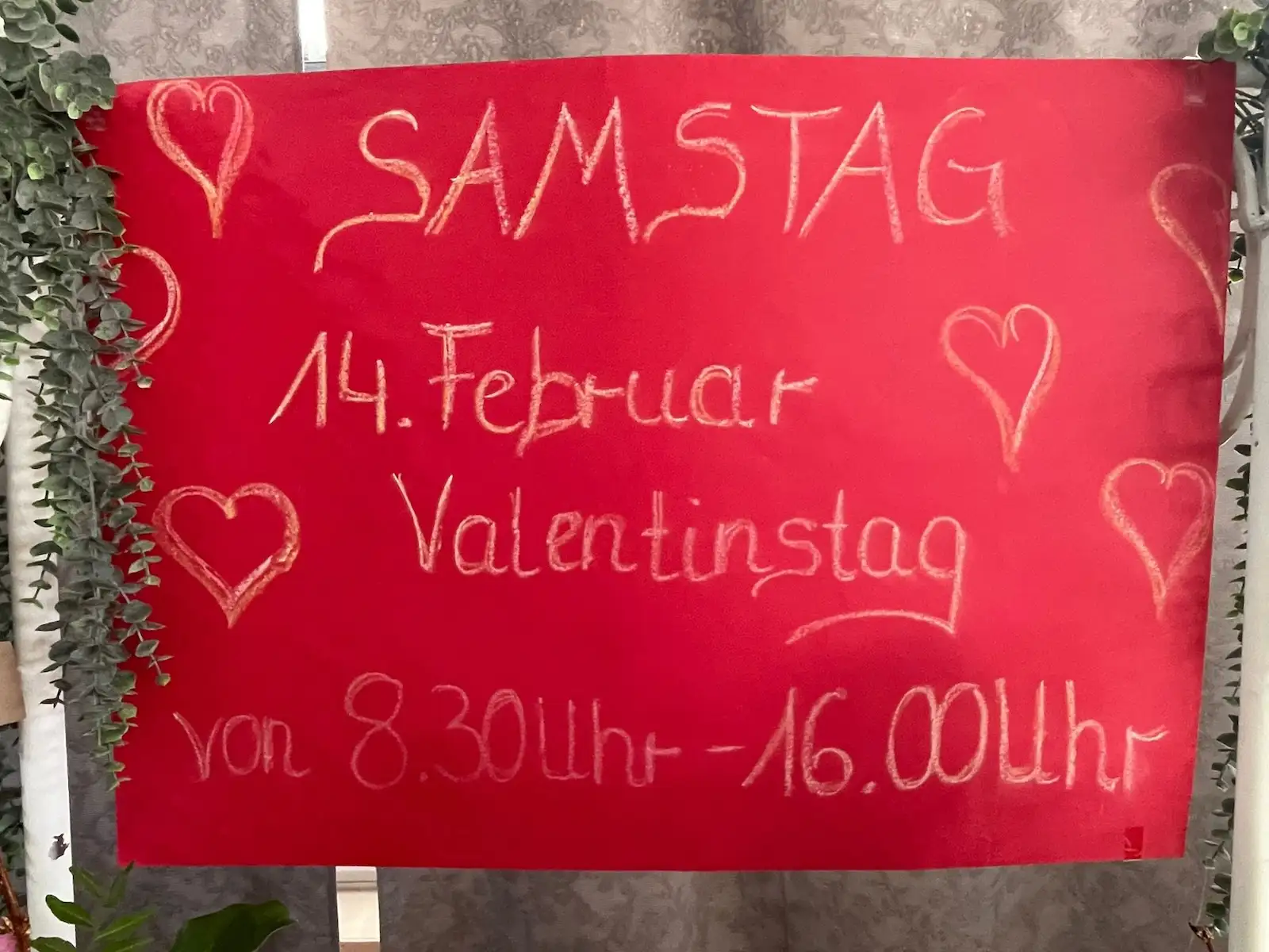 Valentinstag bei Blumen Viola am Samstag, den 14. Februar
